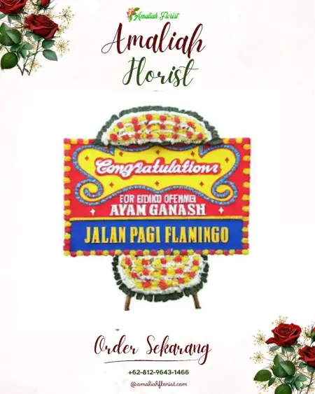 Sewa Papan Bunga Sagatani